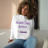 Wash Day Attire Crop Hoodie